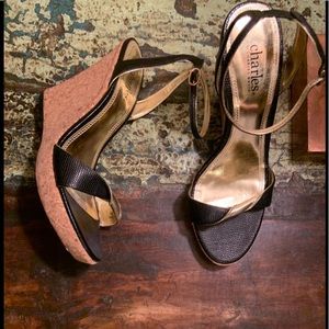 Charles by Charles David | ankle strap wedge | 7.5